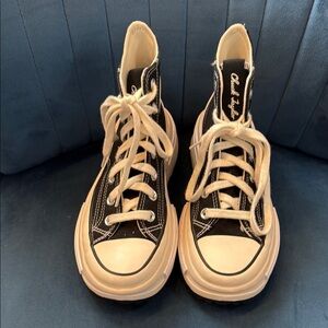 Converse Run Star Legacy CX High Top Black Off White Platform 5